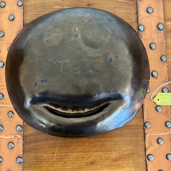 Vintage Lr Hayden Lewis Midcentury Handmade USA Coin Antique Key Ashtray - Picture 9 of 15
